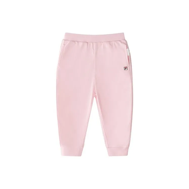 FILA KIDS Вязаные тренировочные штаны Aldehyde розовые для малышей и детей дошкольного возраста