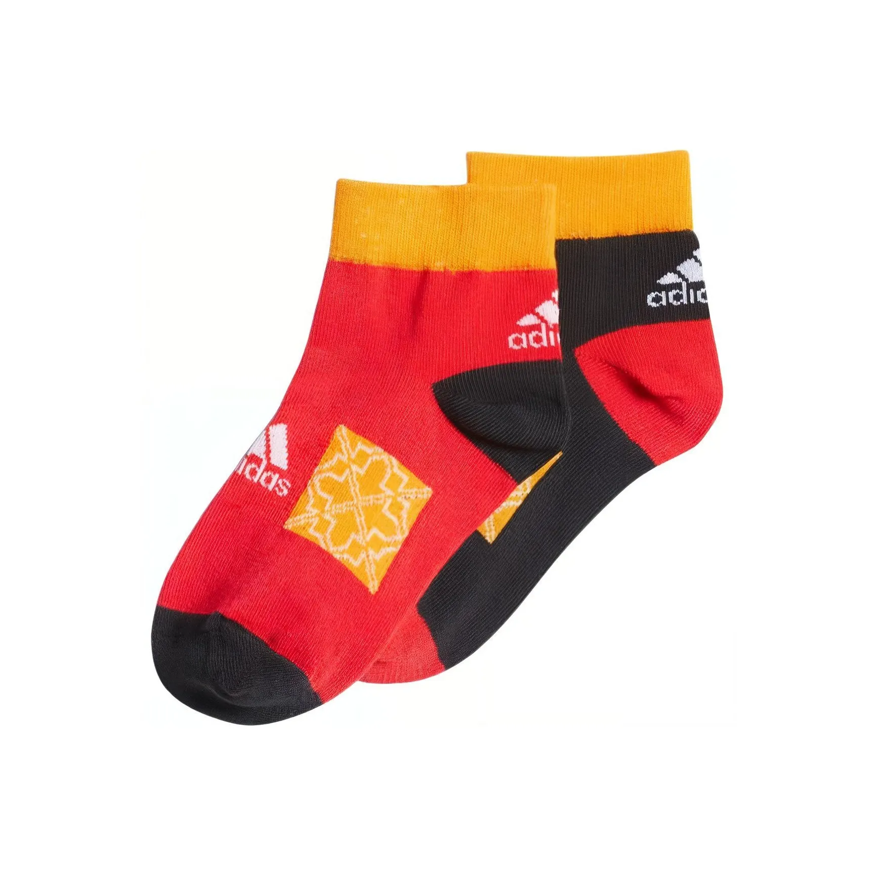 Adidas 2 шт черный/Светло-алый Kids носки