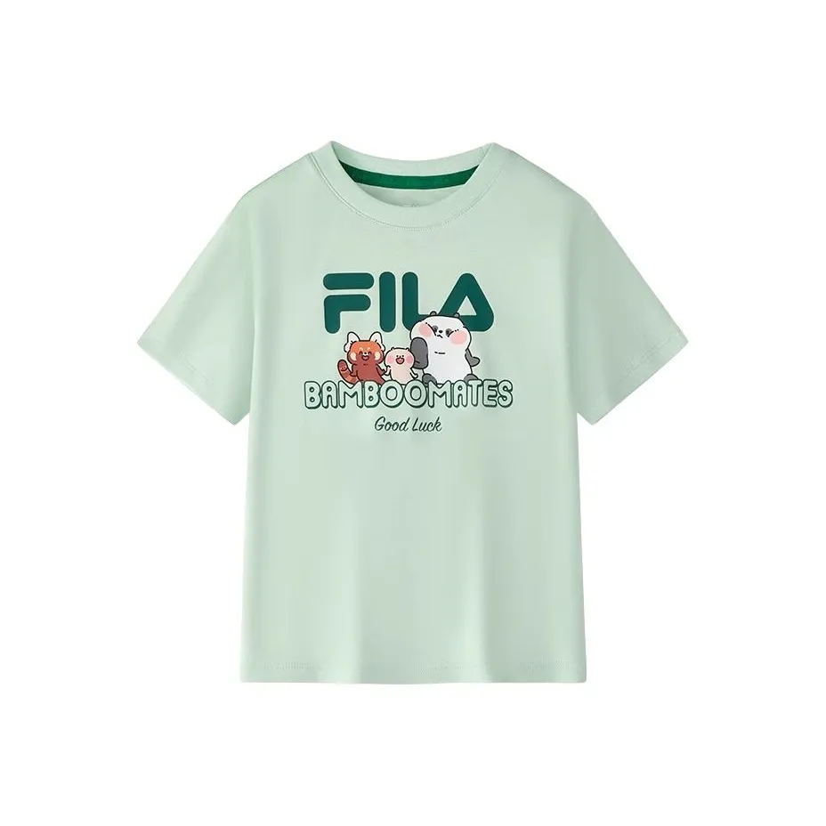 FILA KIDS x BAMBOOMATES T-Shirt Aqua Bay Green Детский