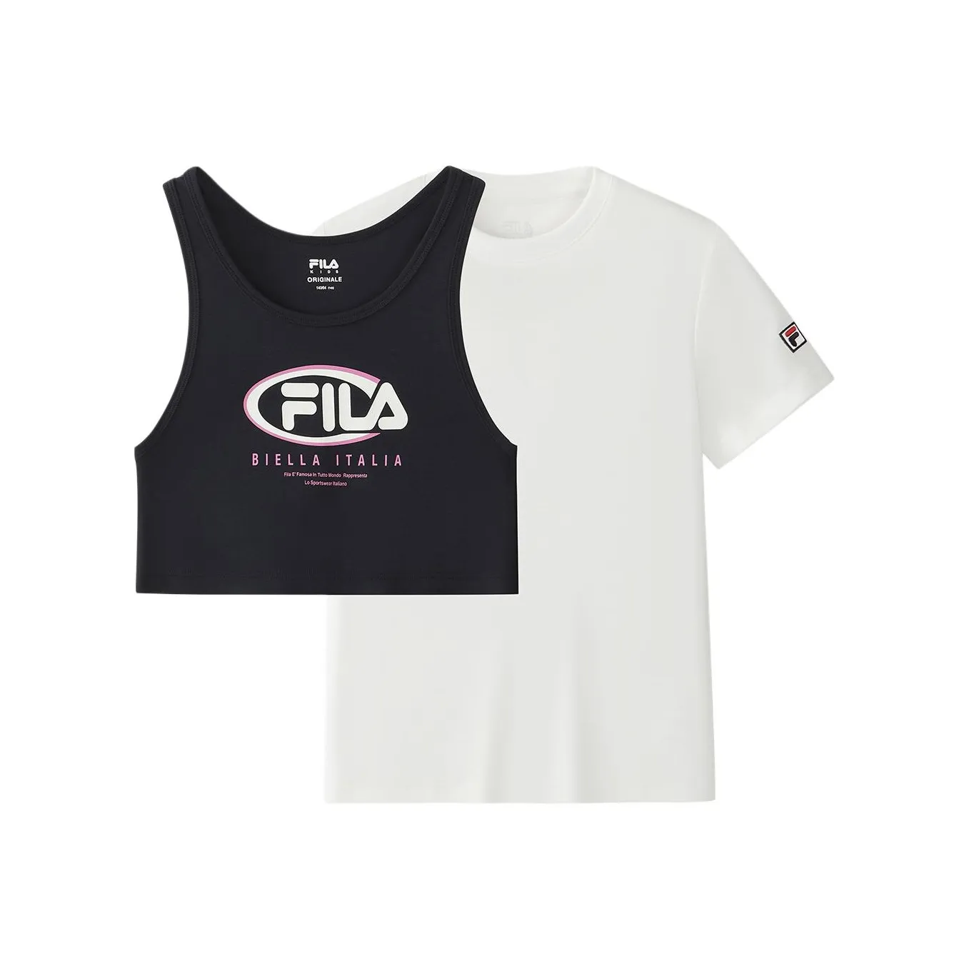 FILA KIDS Повседневная спортивная одежда 2 предмета комплект облачно-белый для подростков