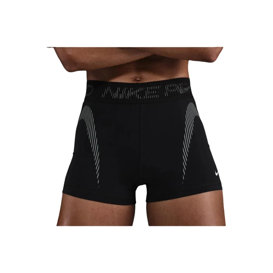 Nike Pro Women's Mid Rise 3' Graphic Biker Shorts