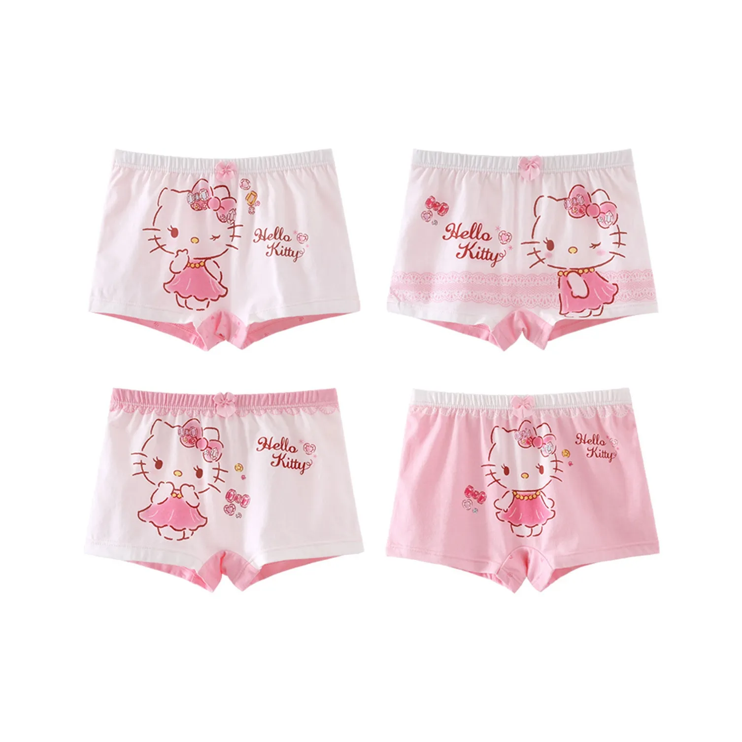 Hello Kitty Трусы 4 пачки Смешанные цвета Детские