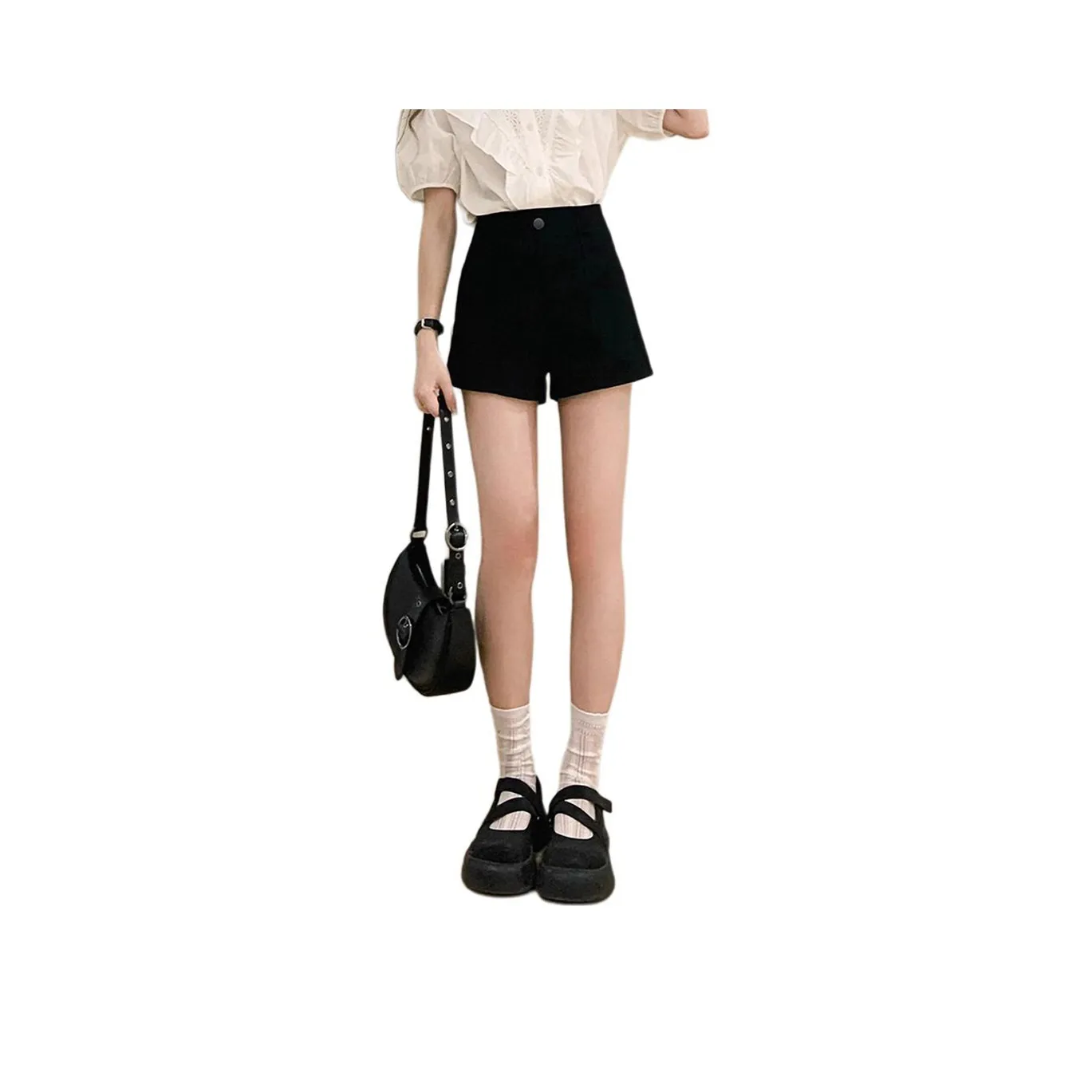 YEARNED Джинсовые шорты Женские Черные