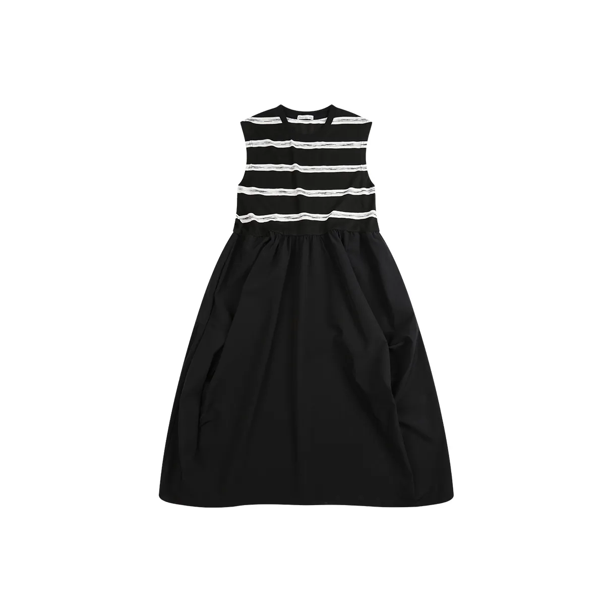 Pure and good Платье Черно-белые полосы Дети Возраст 3-7 лет