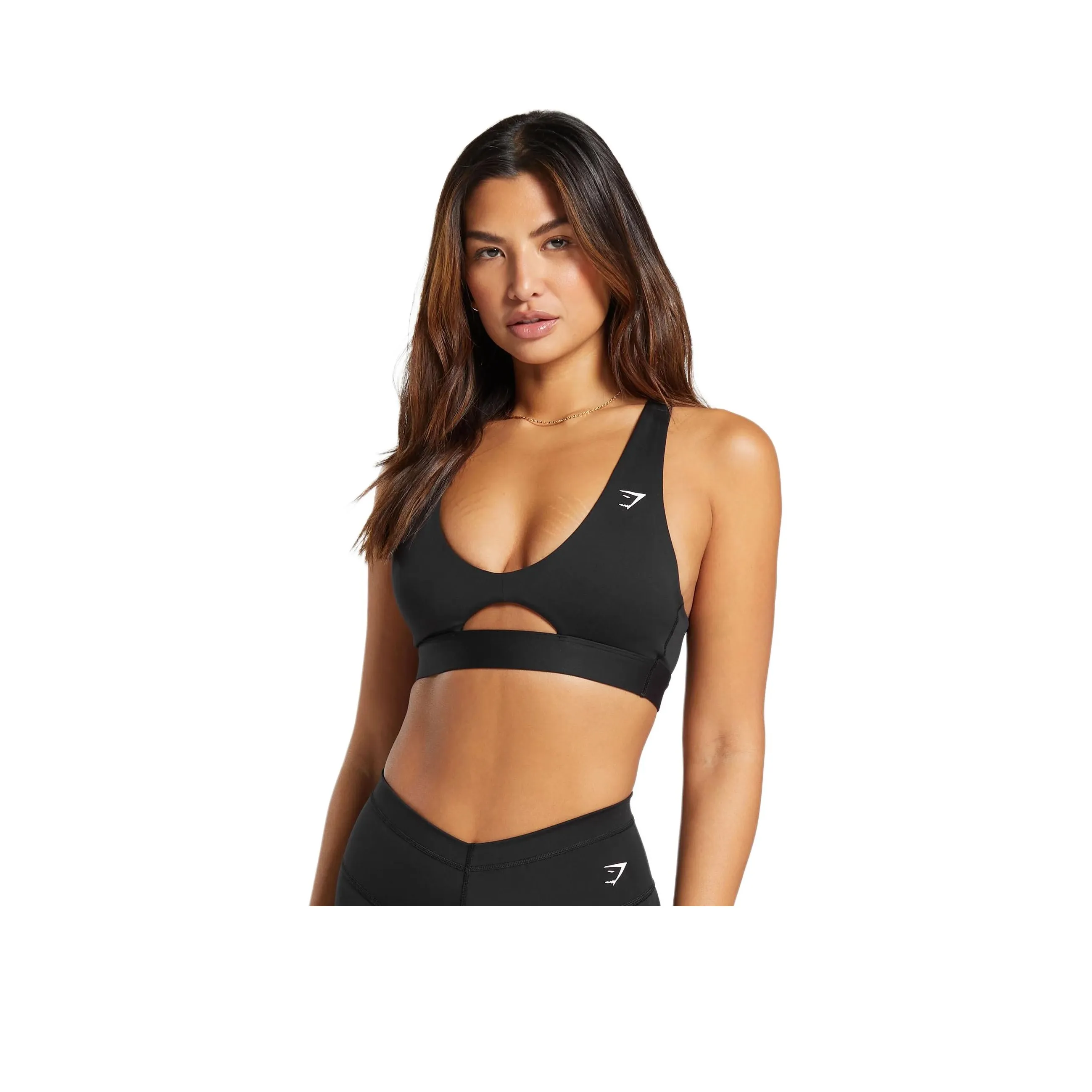 GYMSHARK Peek A Boo Sports Underwear Women's Black