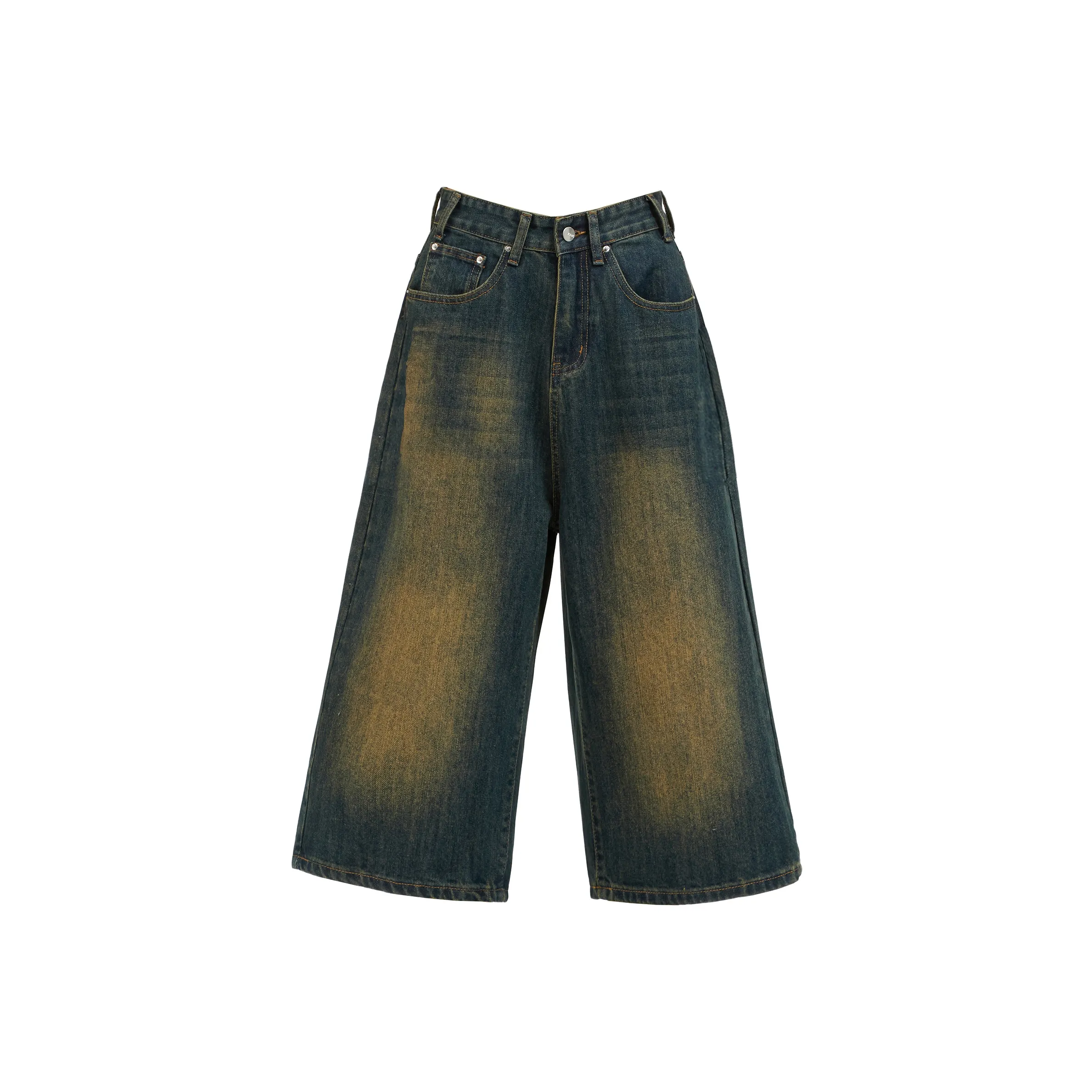 FZFP Джинсовые шорты Унисекс Темный или Светлый