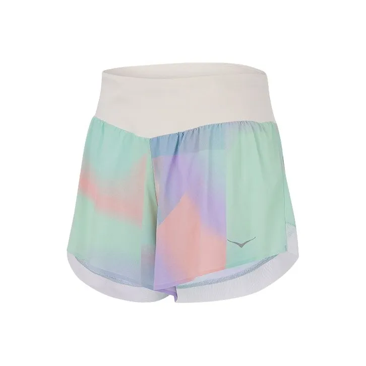 HOKA ONE ONE Спортивные шорты Женские Баухиния с принтом