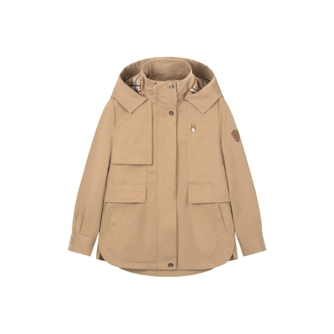 Hush Puppies Теплый хаки Унисекс Пальто