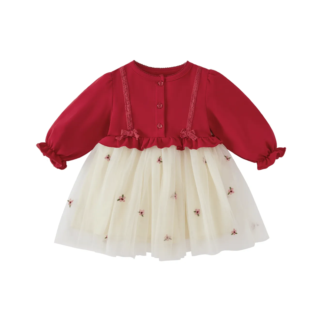 JELLYBABY Платье Красное для детей 3-7 лет