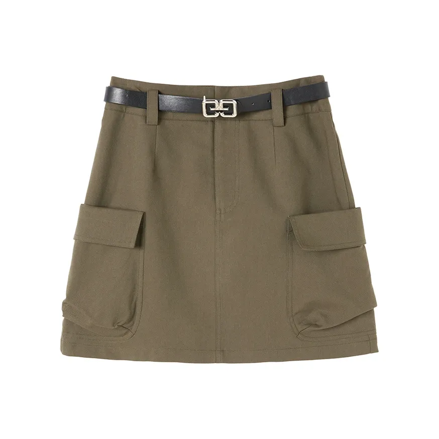 XIANGYING Карго-шорты женские армейский зеленый