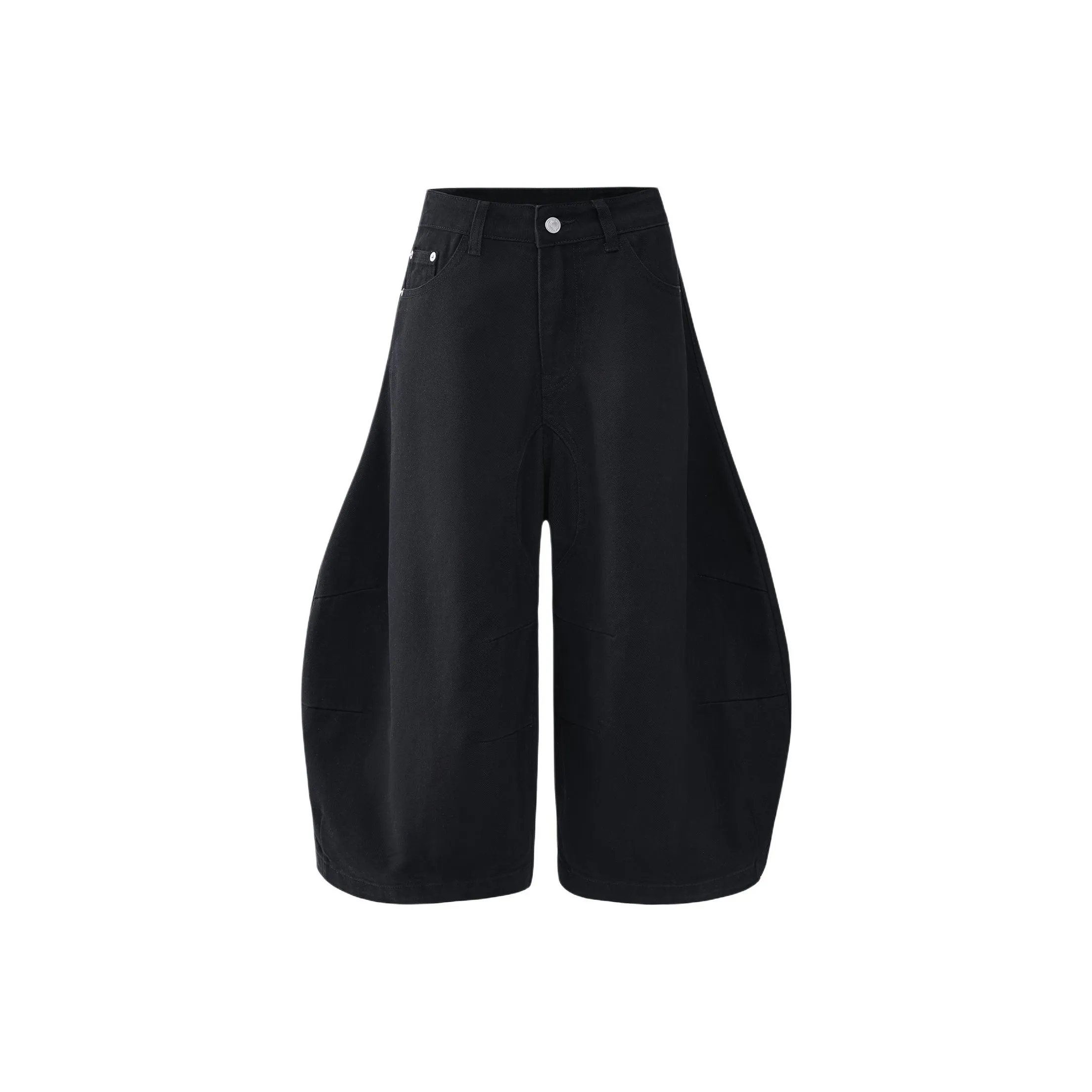 Wen Shan Джинсовые шорты Женские Черные