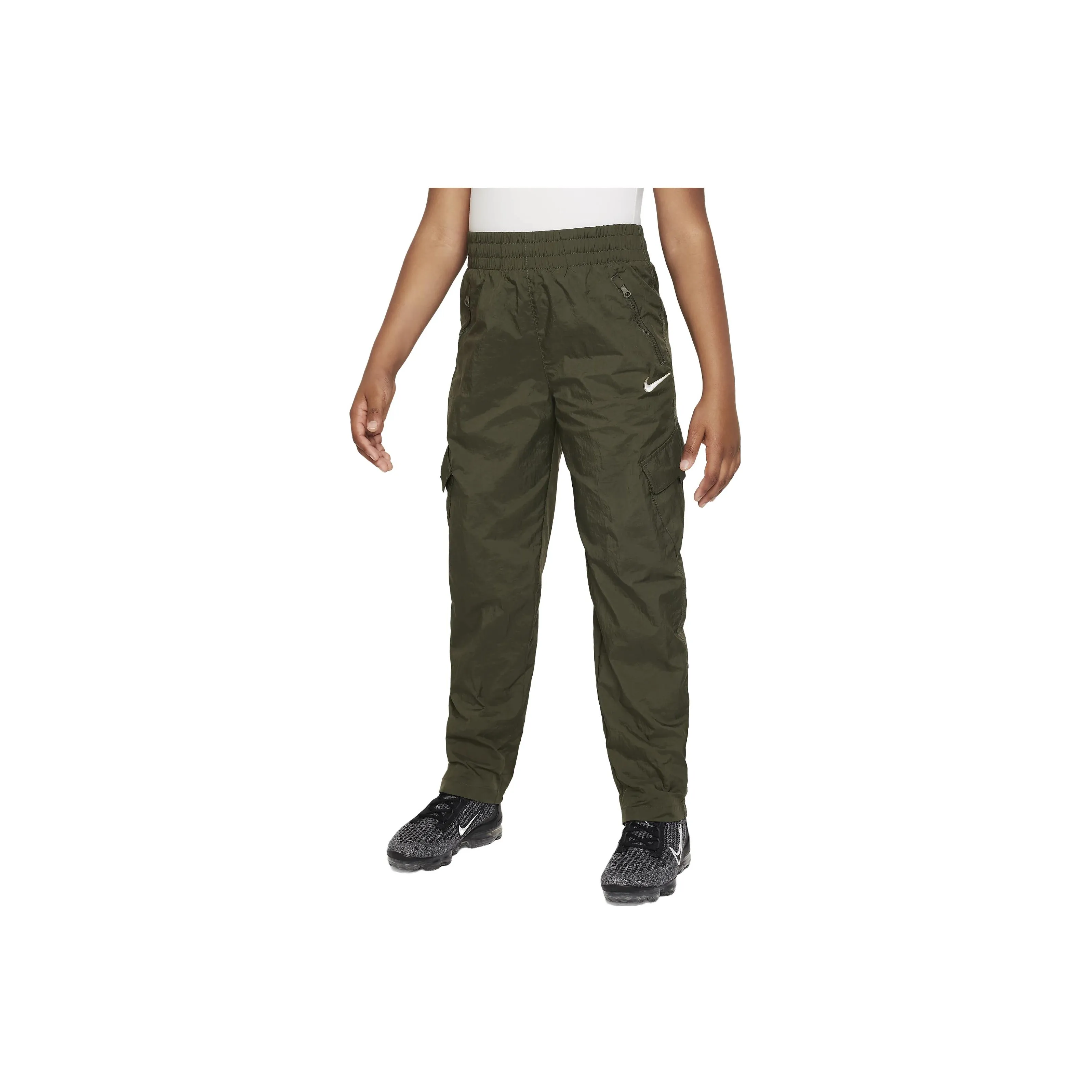 nike Повседневные брюки хаки зеленый для детей