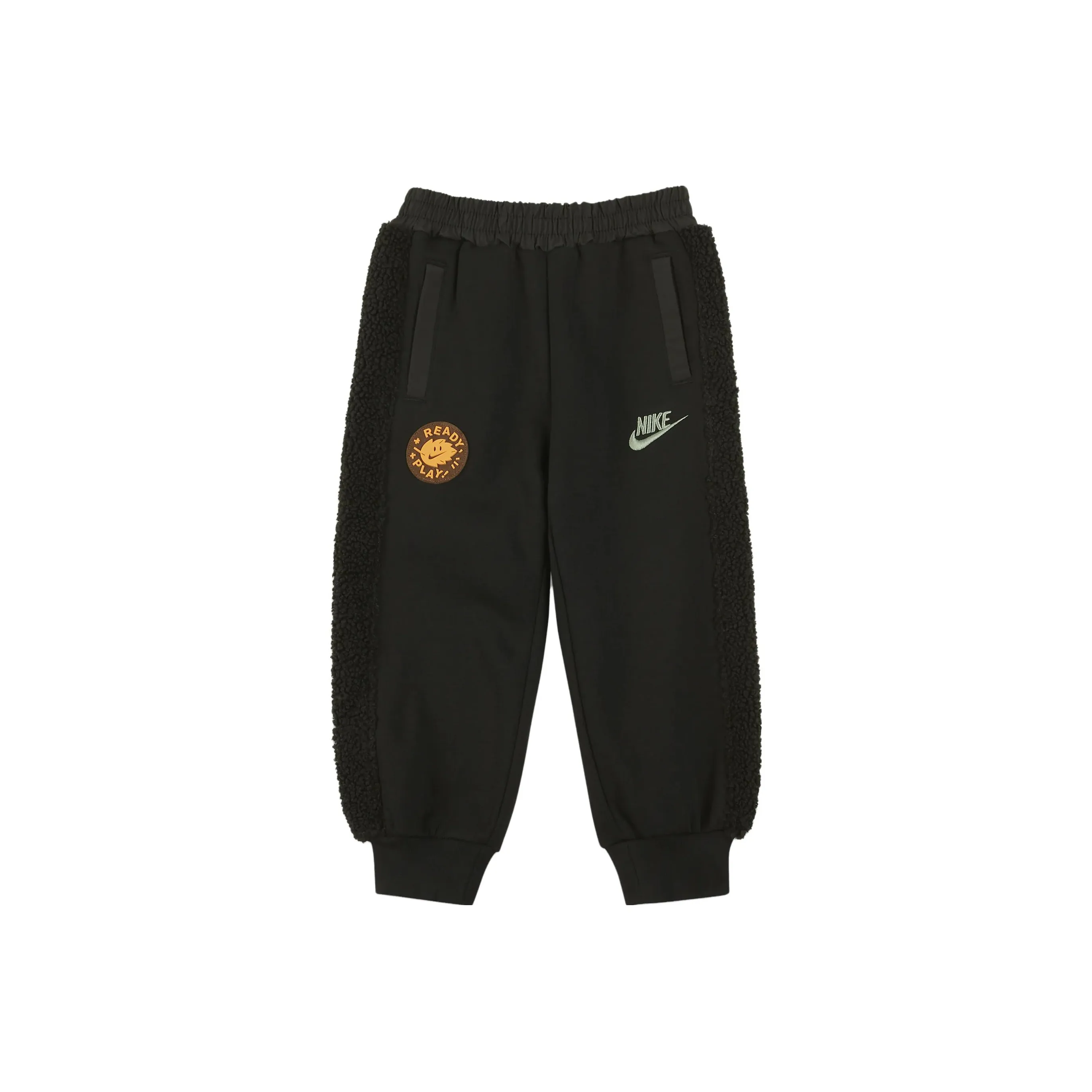 Nike Вязаные тренировочные штаны OUTDOOR ADVENTURE черные для малышей и детей дошкольного возраста
