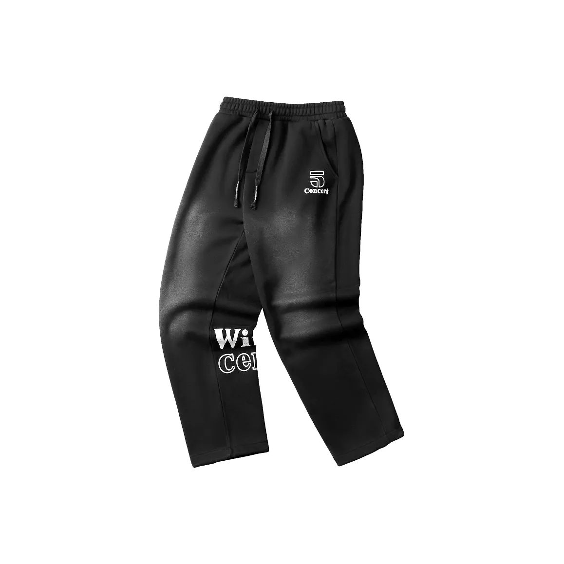 Подростки MACBANA Вязаные Спортивные Штаны Черные