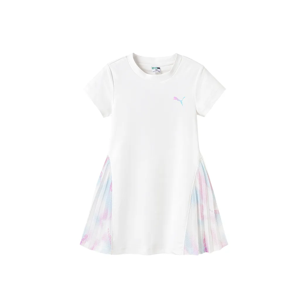 PUMA Платье PERFORMANCE Вязаная модель Платье г Натуральный белый 10101 Для детей 3-7 лет