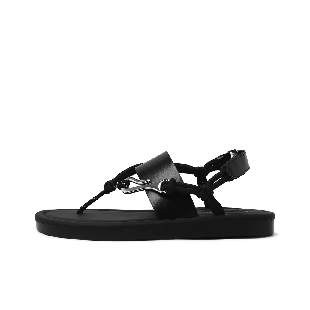 CAMEIDO Римские сандалии 2 см Женские Черные