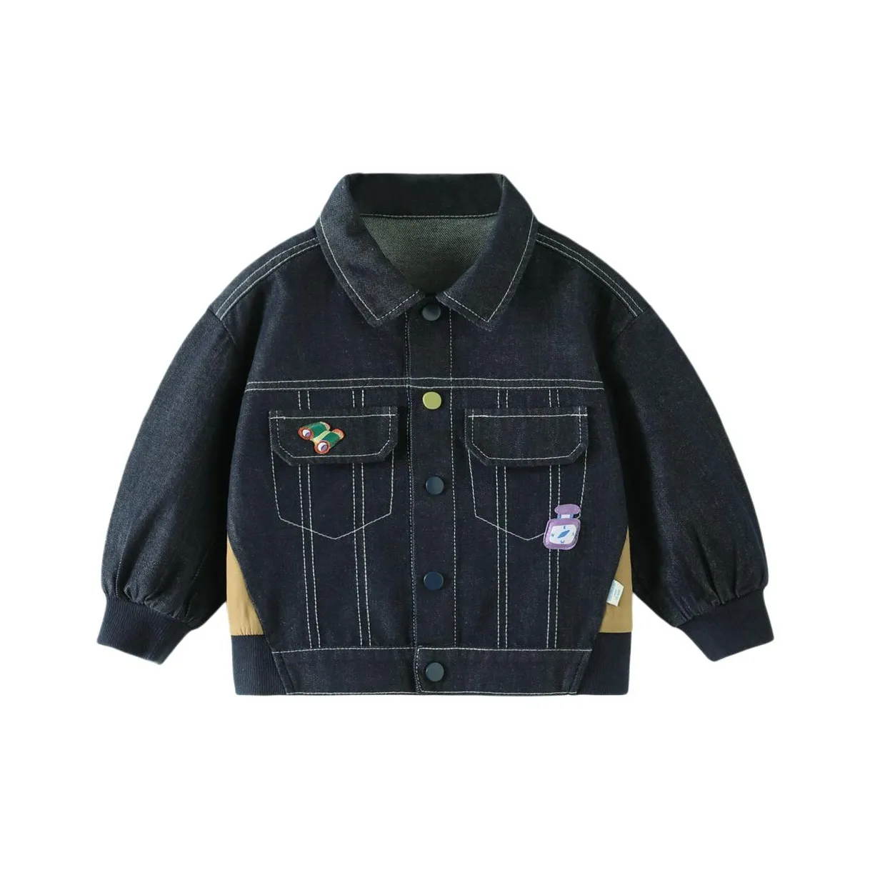 CICIIBEAR Джинсовая куртка синий цвет для детей от 3 до 7 лет
