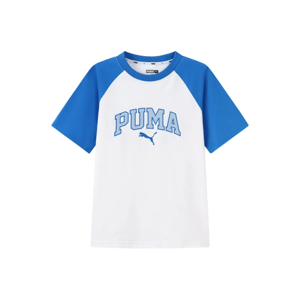 PUMA Sportstyle Series T-Shirt SS25 Белый Синий Тон