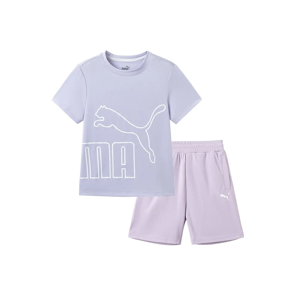 PUMA Повседневная спортивная одежда Performance Розовый Фиолетовый Детский