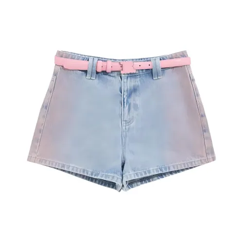 BEBE Розовые Женские Джинсовые Шорты