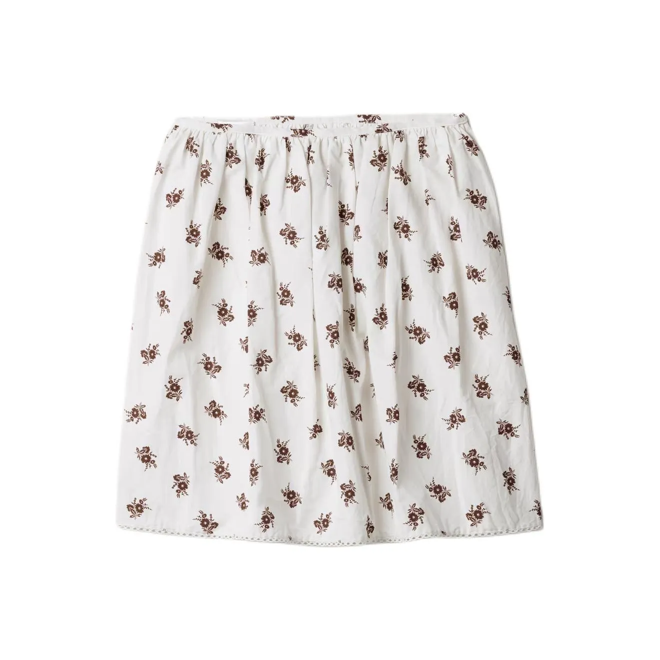 MIU MIU SS25 Casual Long Skirt Women's White