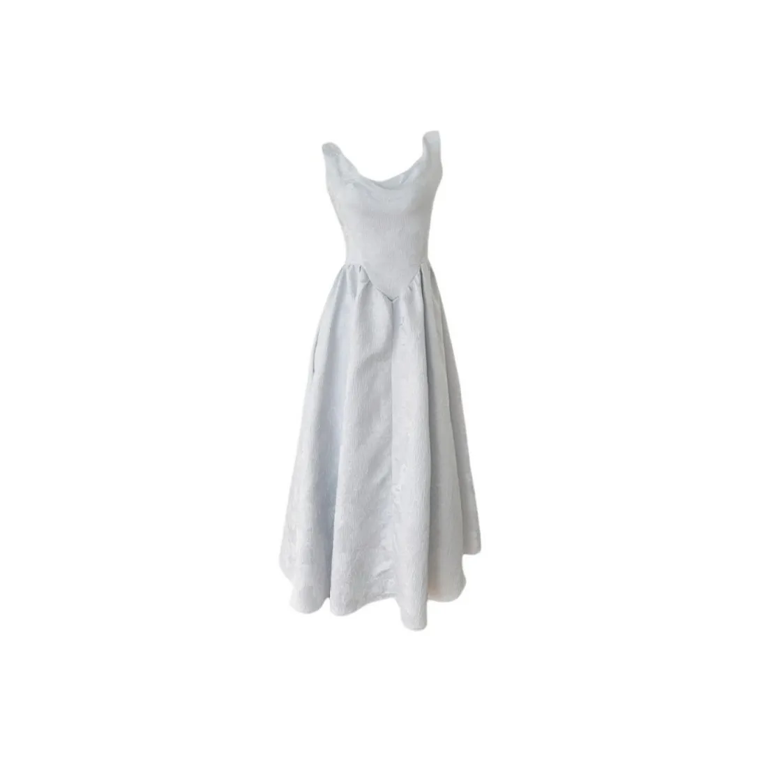 YGPRW Sleeveless Dresses Women's Blue