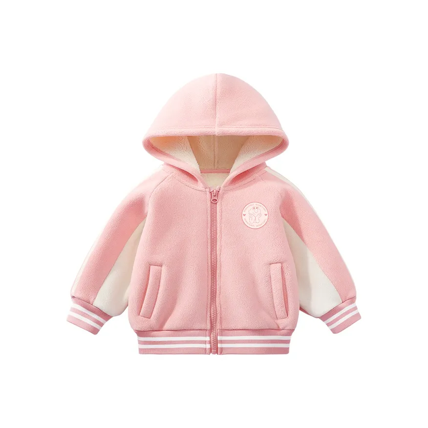 Улица Сезам Бейсбольная куртка Розовая для детей 3-7 лет