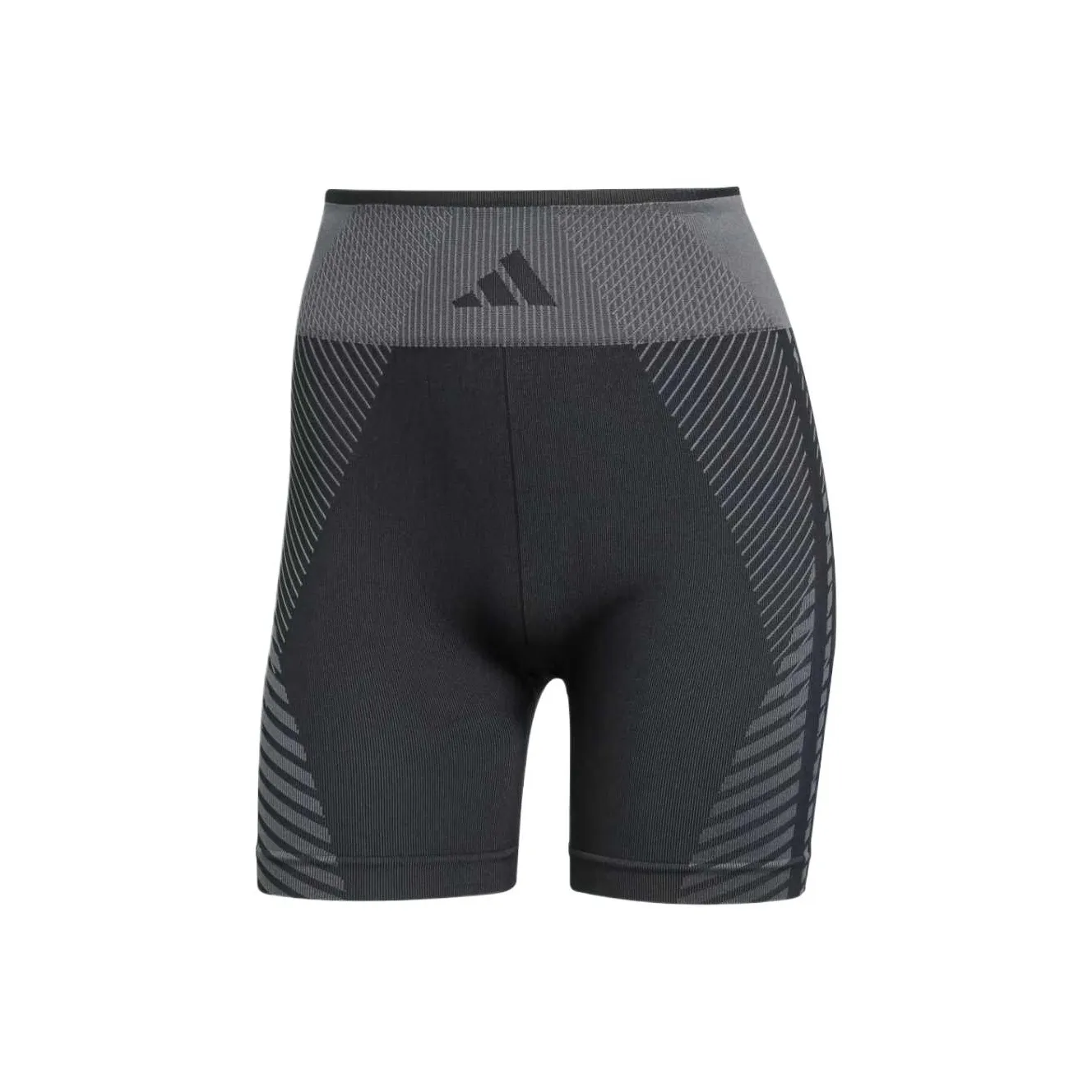 Adidas Women's Knitted 5 Inch Leggings Black/Grey Six