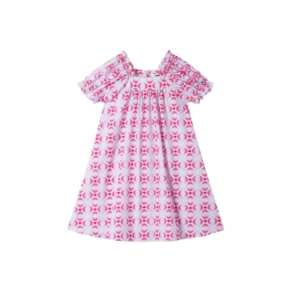 Annil Платье Розовый оттенок Цветочный Подростки