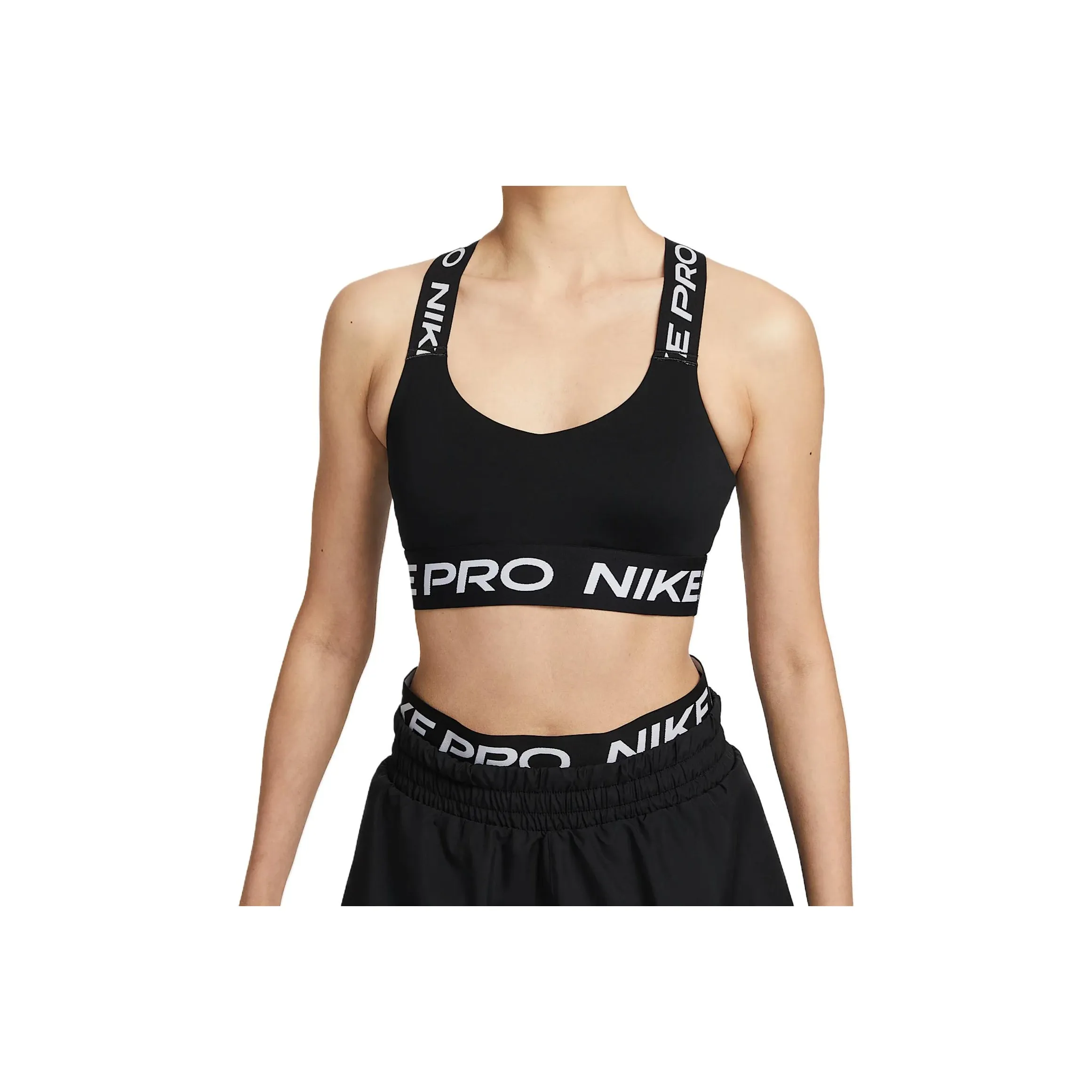 Nike Спортивное белье Женское Черный Черный Белый 010