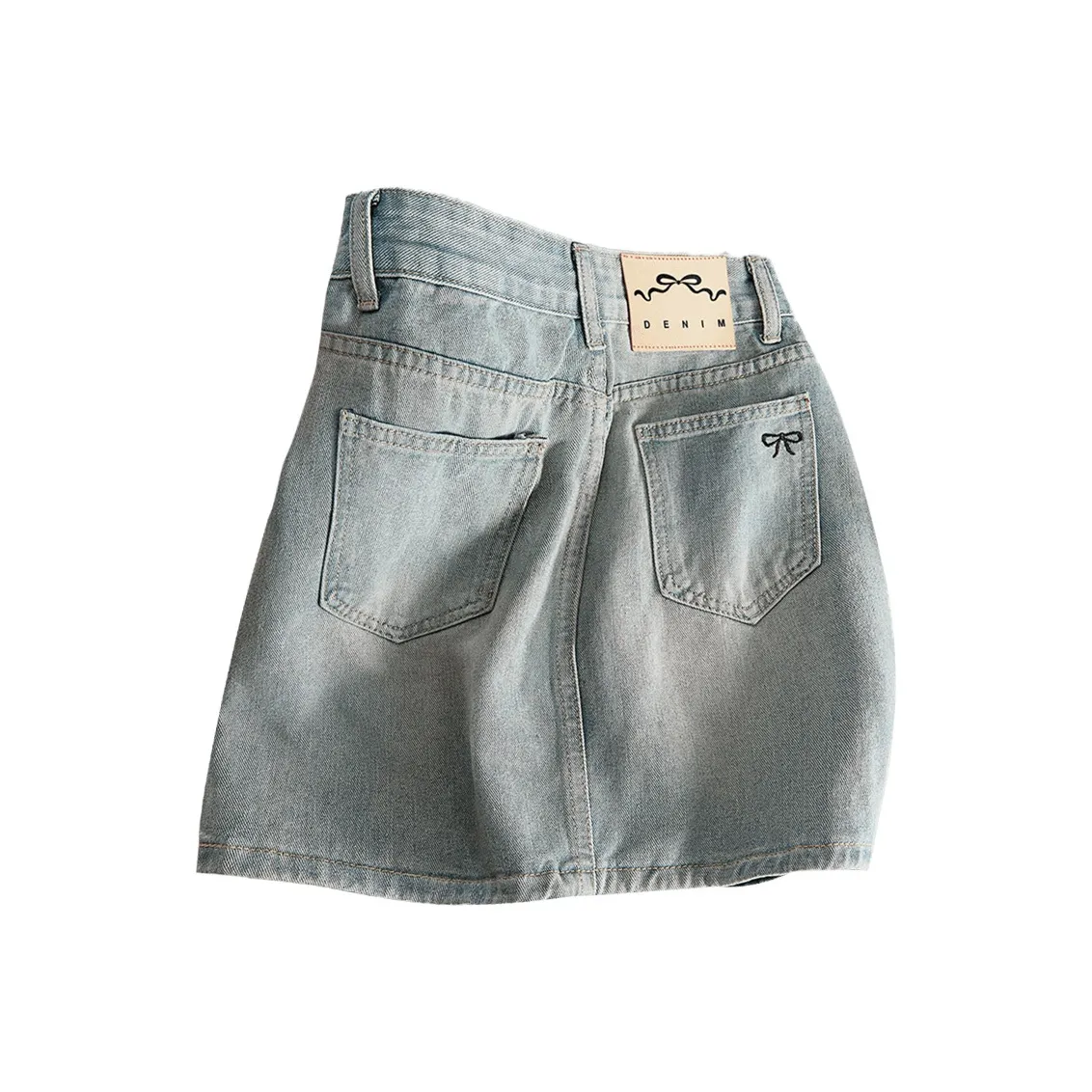 Cypress House Denim Short Skirts Women's Light Blue