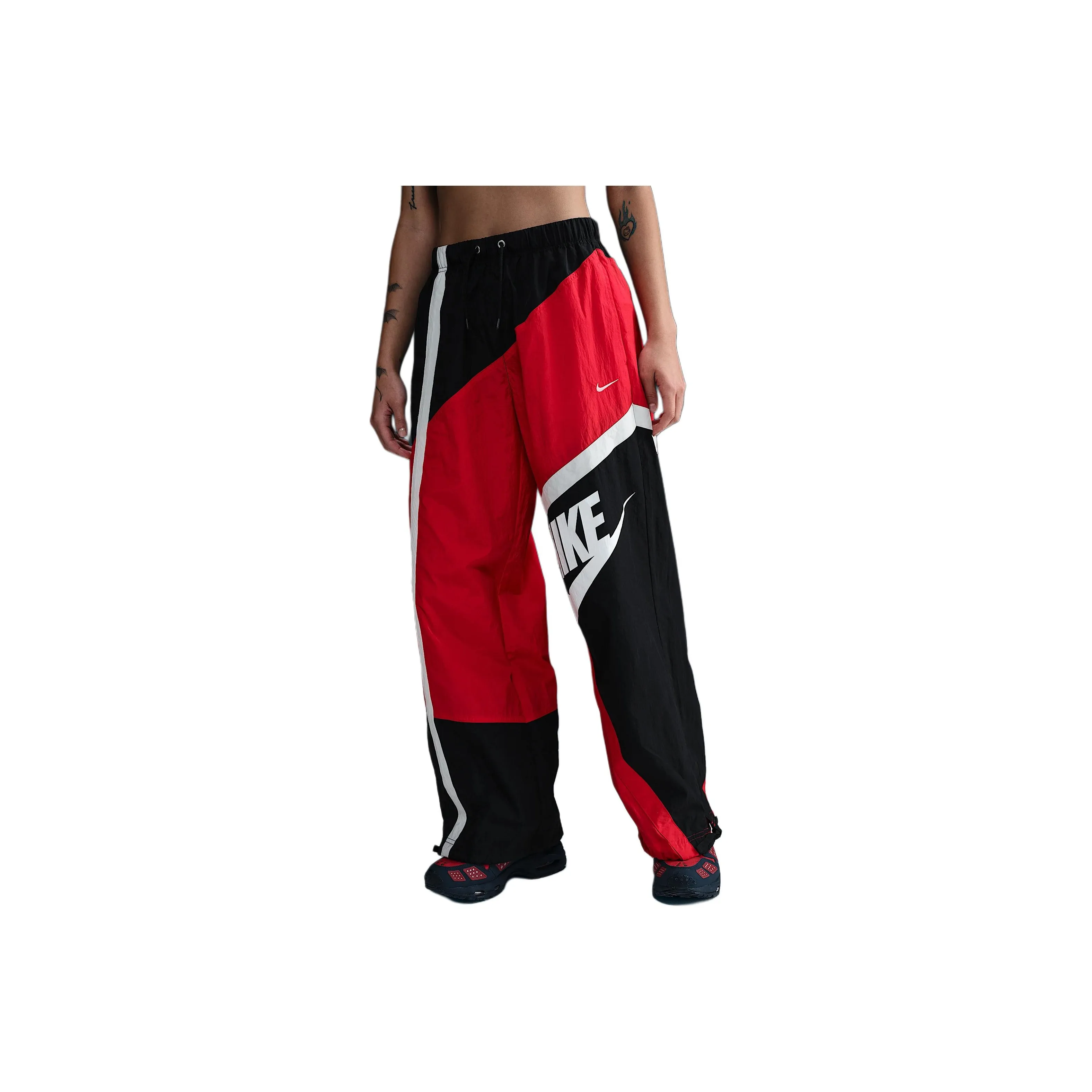 nike boot Sportswear Women's Mid Rise Loose Woven Open Hem Pants
