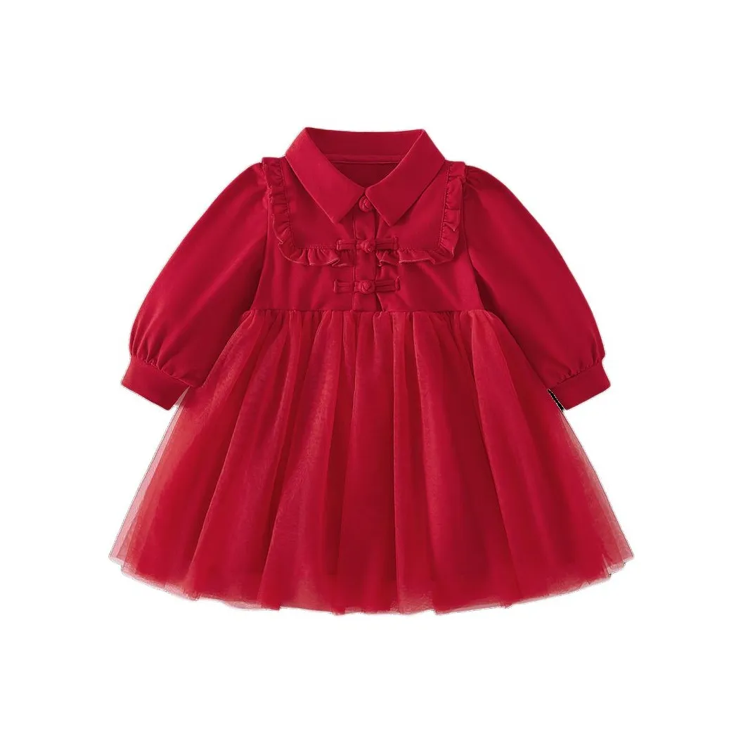 JELLYBABY Детское платье красное дошкольное