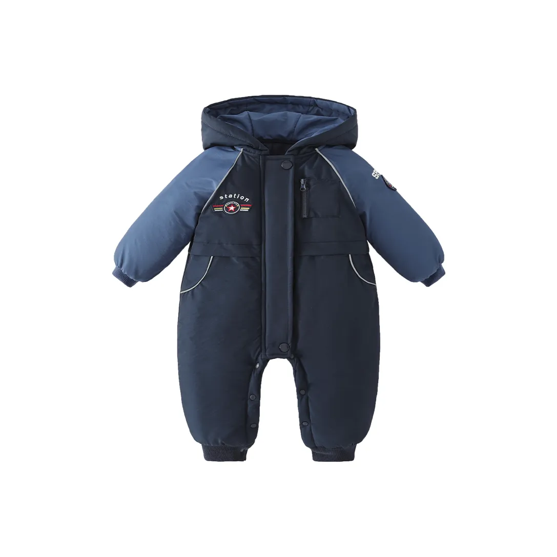 JELLYBABY Комбинезон Королевский Синий для Младенцев и Детей дошкольного возраста