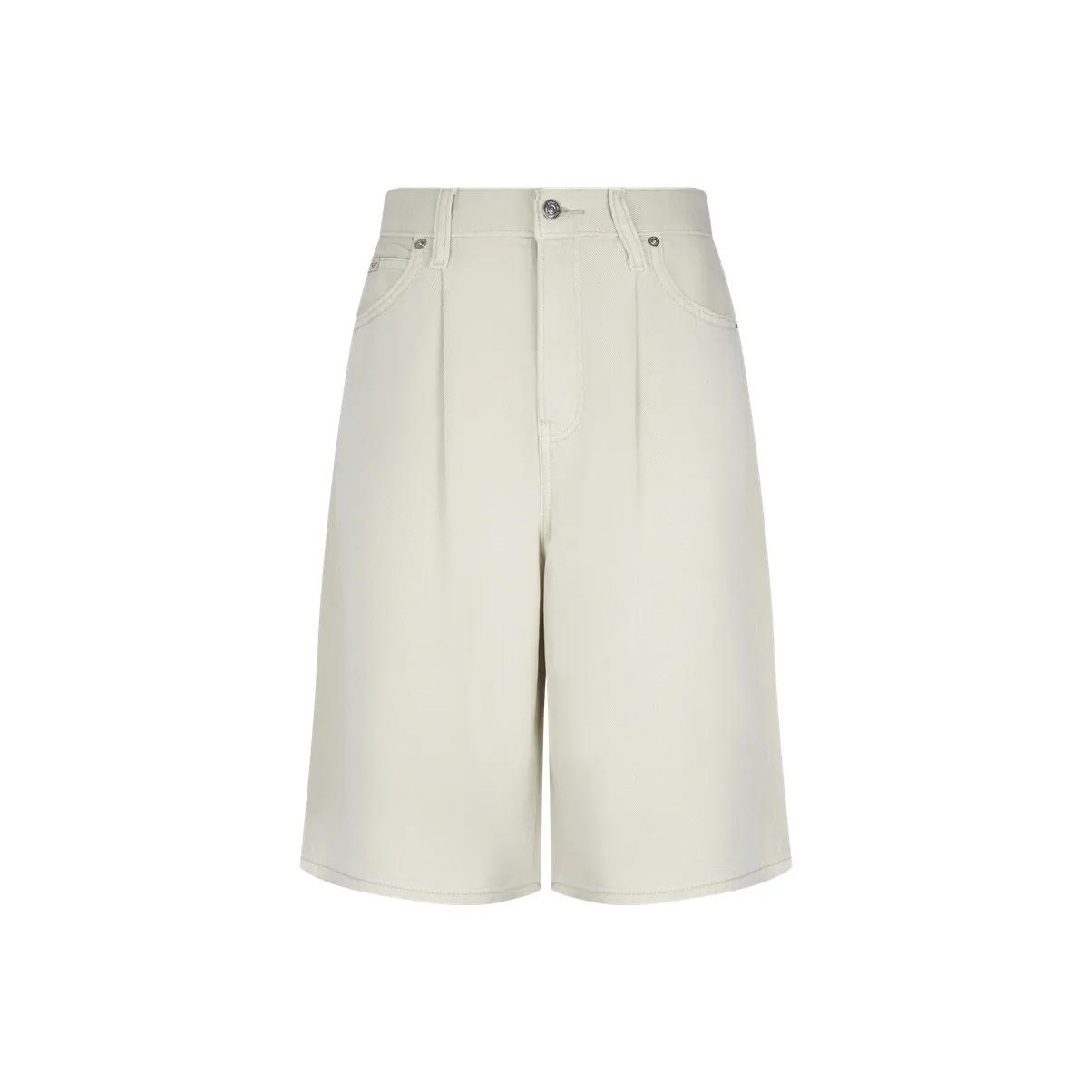 CALVIN KLEIN Denim Shorts Women's Beige Apricot