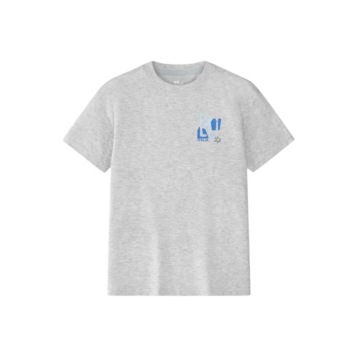 FILA KIDS x Tim Lahan Apple T-Shirt New Light Photinia Gray Baby