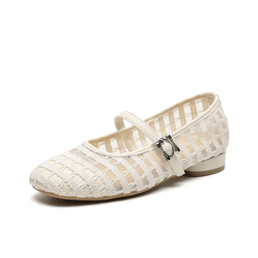 Daphne Грубый каблук Туфли Мэри Джейн 2CM Женские