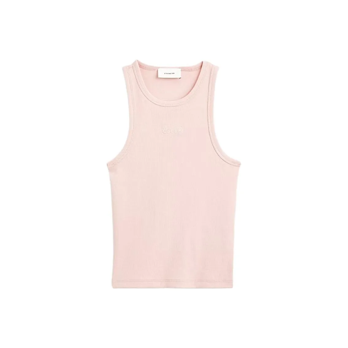 COACH SS25 Майка Женская Светло-Розовая