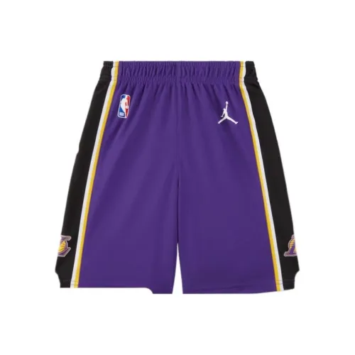 Джордан Ting Фиолетовый/Los Angeles Lakers Детские Шорты