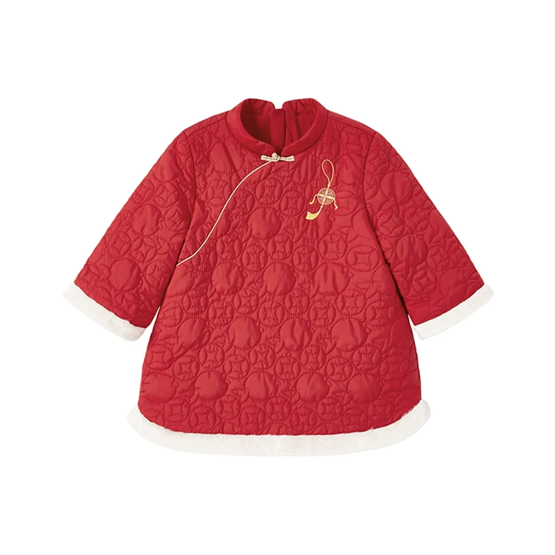 YeeHoO Платье Новогодний красный для детей 3-7 лет