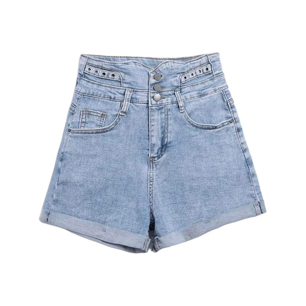 FAWENXIANGZI Denim Shorts Women's