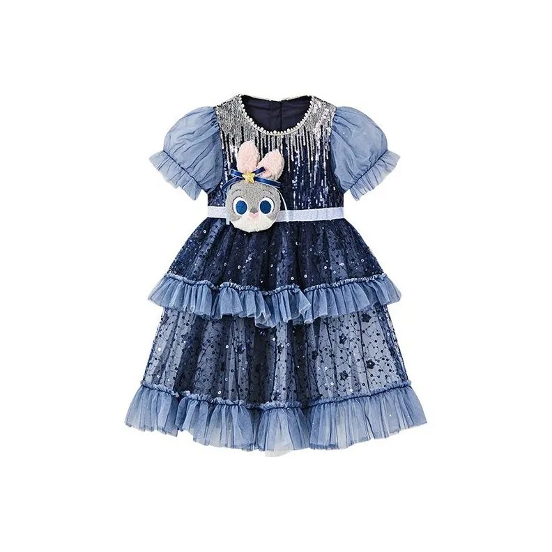 Disney Платье SS25 Темно-синий Синий Дети Возраст 3-7 Лет