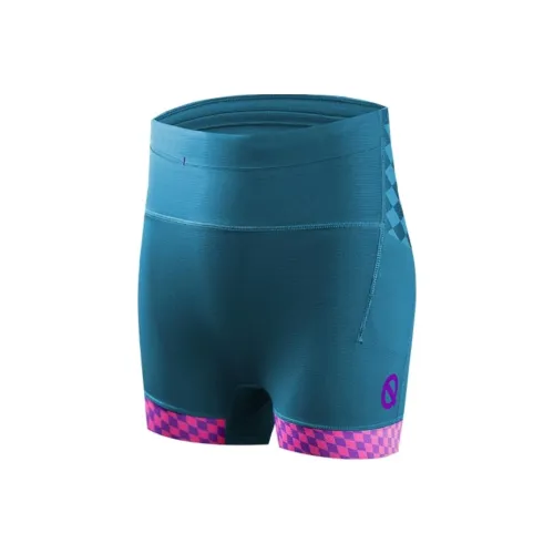 Qinkung Pani Синий Женские Спортивные Шорты