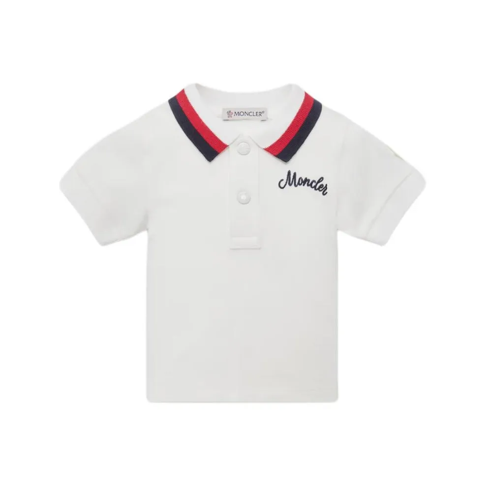 MONCLER T Рубашка Белый Infant и Toddler