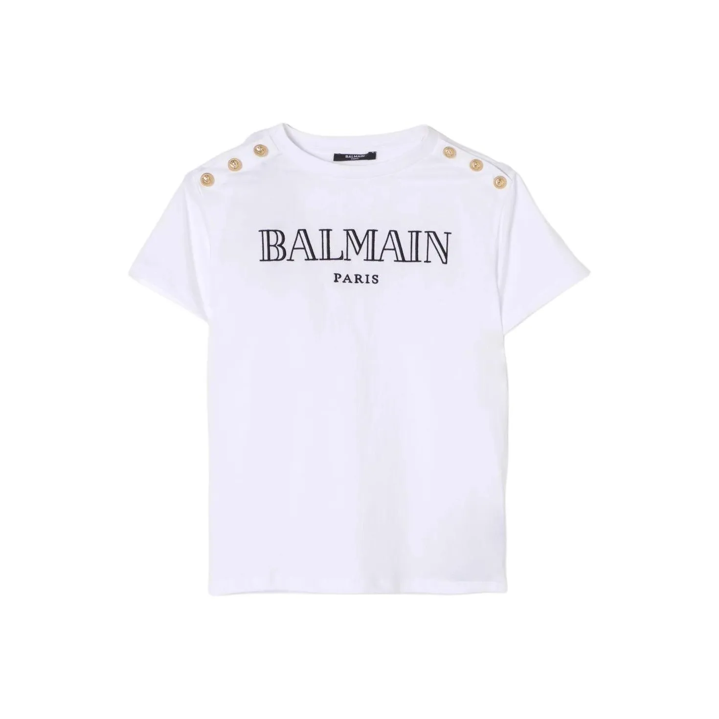 BALMAIN Белая Детская Рубашка