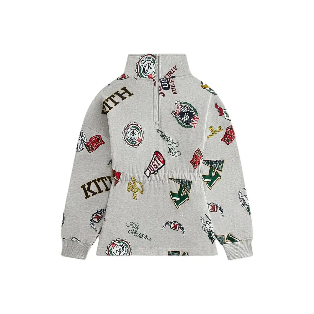 Kith Детское платье AW24 Серый для детей 3-7 лет