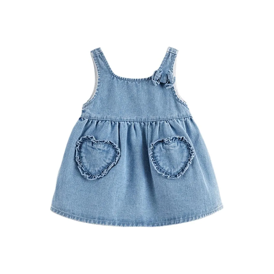 MARC JANIE Джинсовое платье синий для детей 3-7 лет