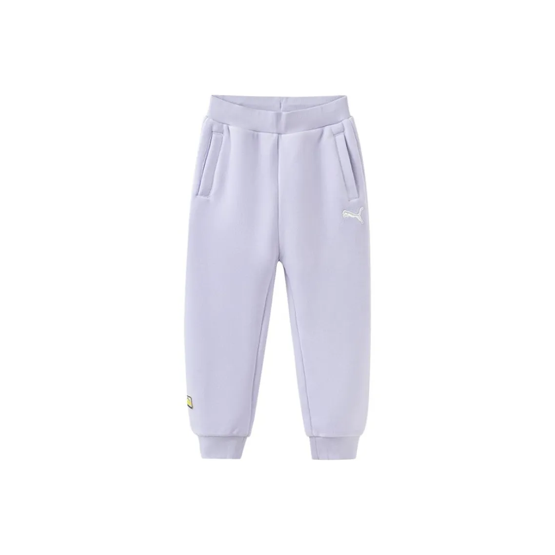 Детские PUMA Вязаные Спортивные Штаны Sportstyle Collection Pants Polar Fleece Розовый Фиолетовый