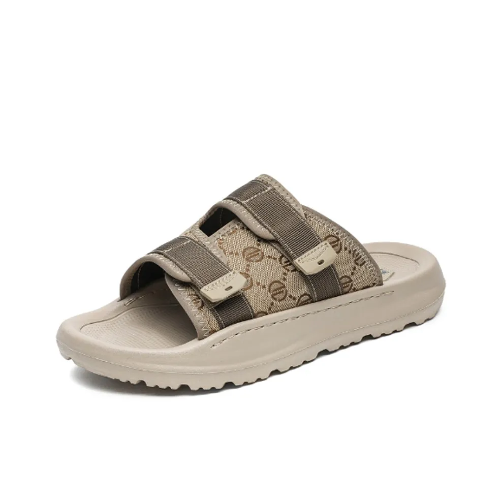 Lanza Резиновая подошва противоскользящие устойчивые к истиранию слипоны мужские абрикос