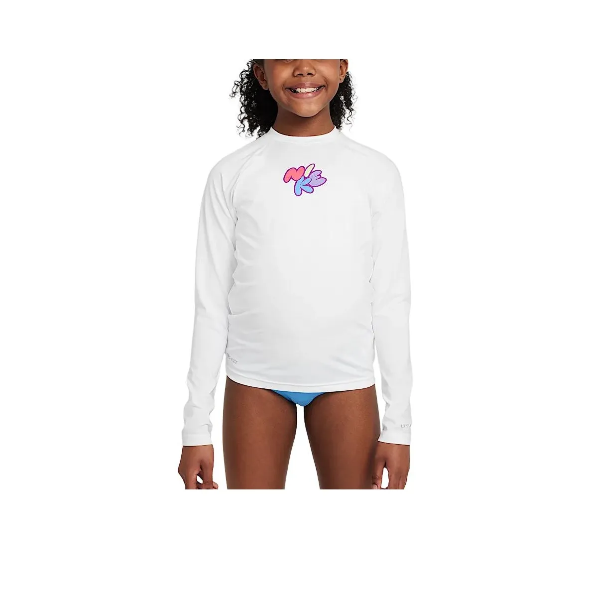 nike Dri Fit T Рубашка Плавание Белый Ярко-фиолетовый Гортензия Фиолетовый черный Подростки